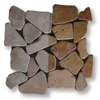 Tumbled Paver, Brown Flat